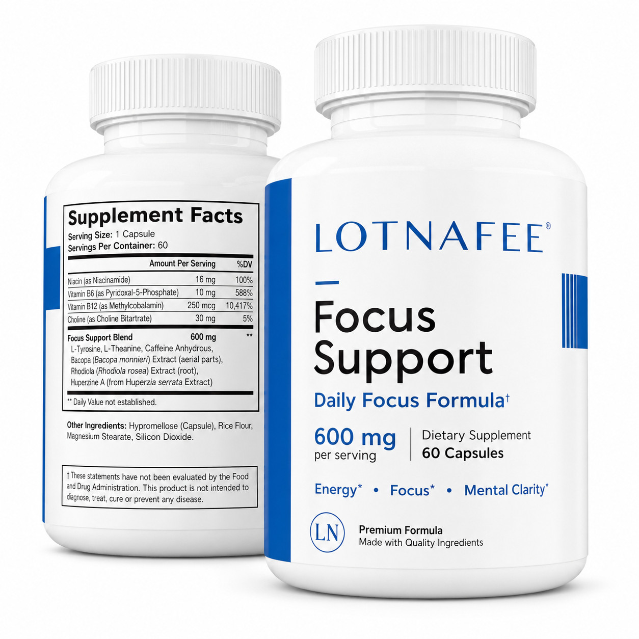 Focus Support Capsules / Daily Focus Formula