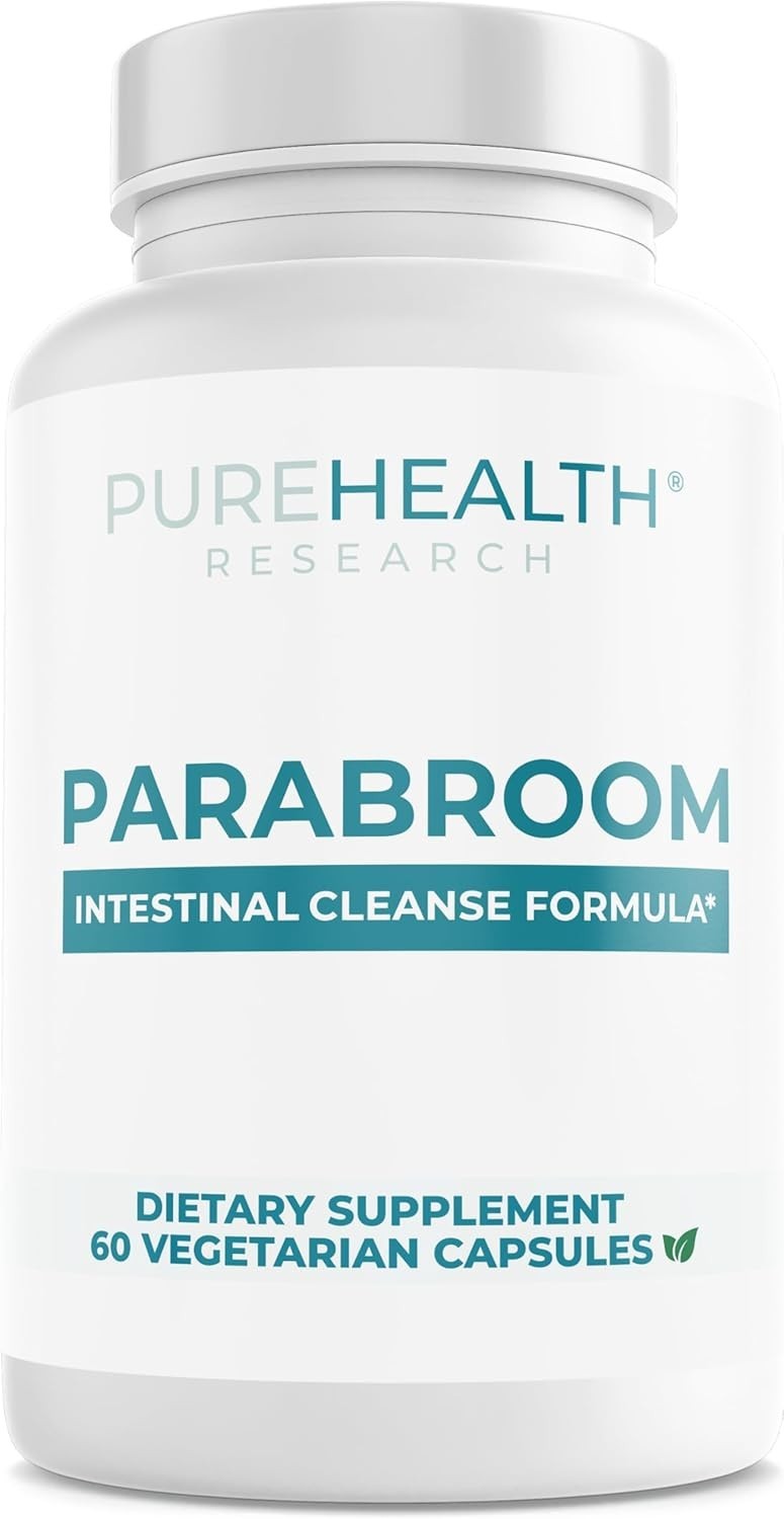 PUREHEALTH RESEARCH Parabroom – Gut Cleanse, Health Supplement,with Black Walnut