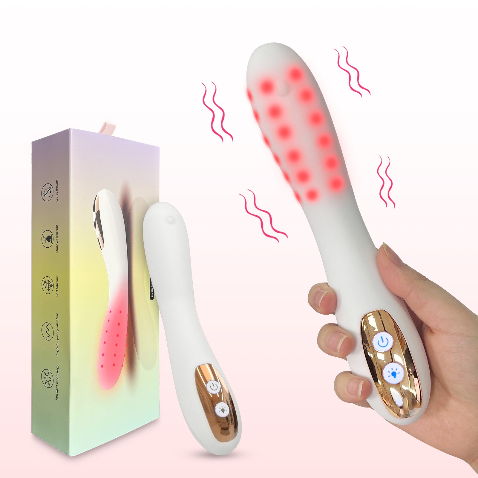 Red Light Therapy Wand for Women Vaginal Tightening Pelvic Muscle Rehab 660nm