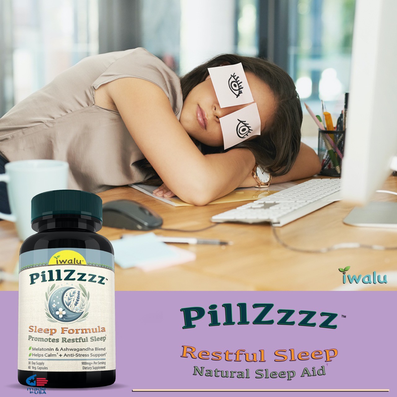 Mulungu: Nature’s Answer to Stress & Sleep – Sleep Aid Supplement, Capsules USA