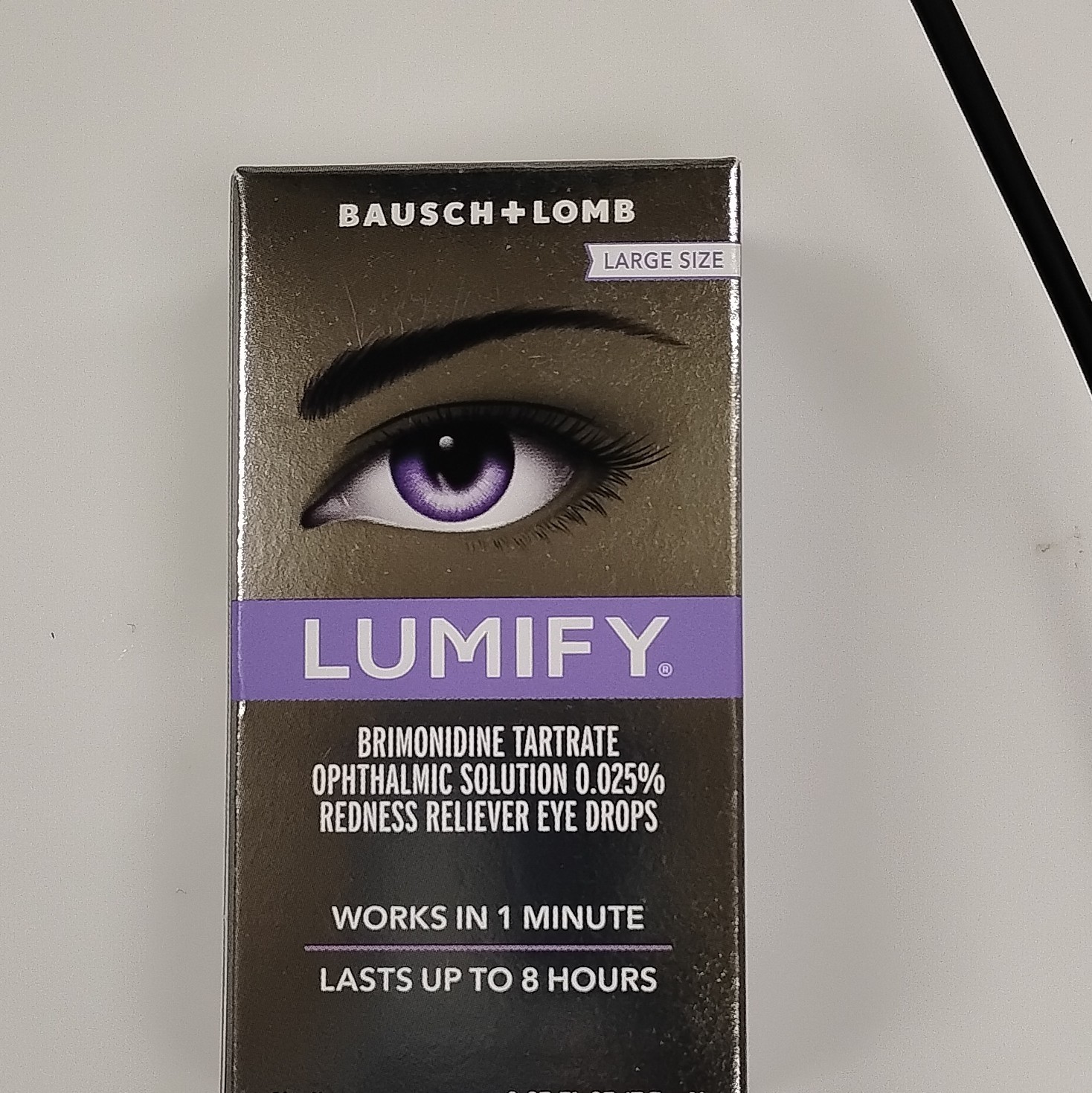 Bausch + Lomb LUMIFY Redness Relief Eye Drops 0.025% Brimonidine, 1 Min