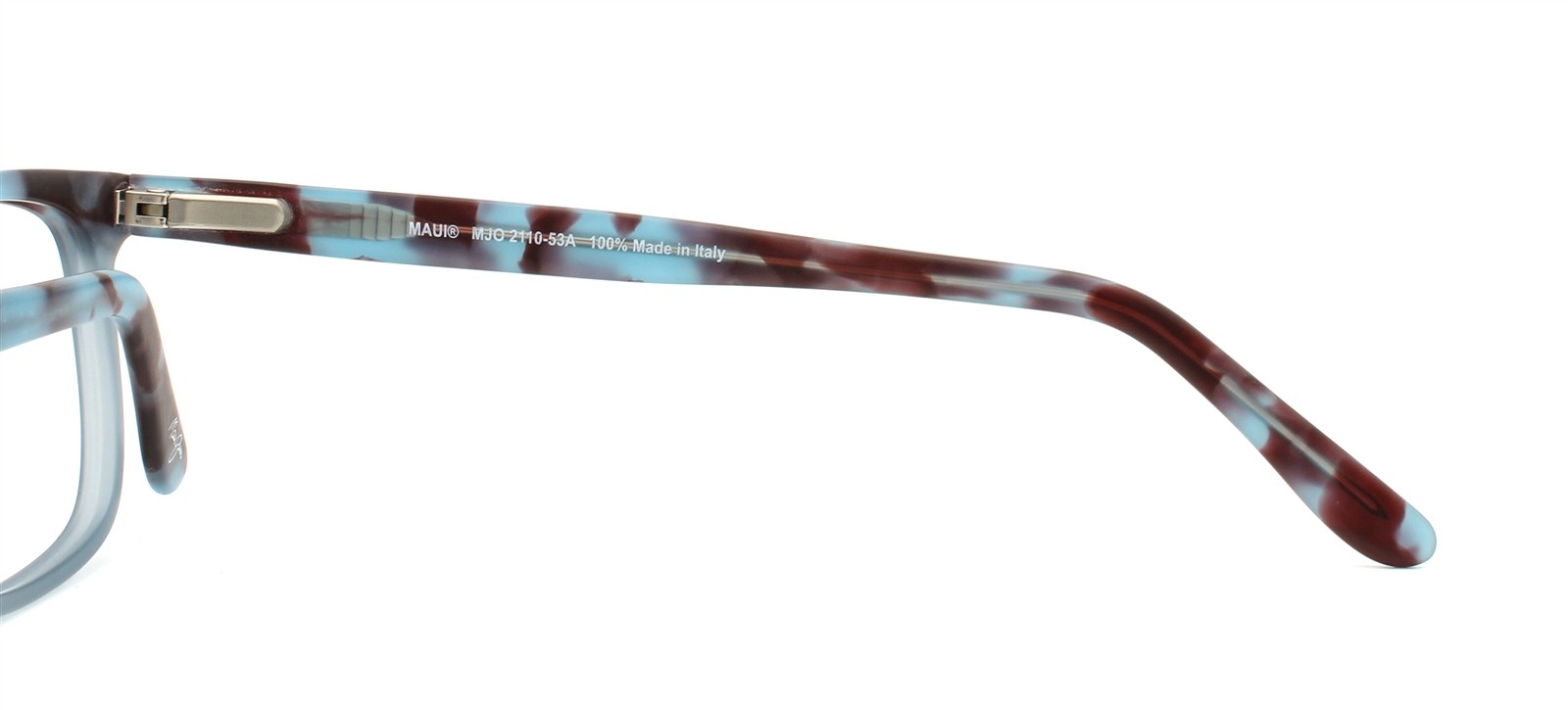 Maui Jim MJO 2110-53A Eyeglasses Glasses Matte Blue Brown Tortoise 52-15-135