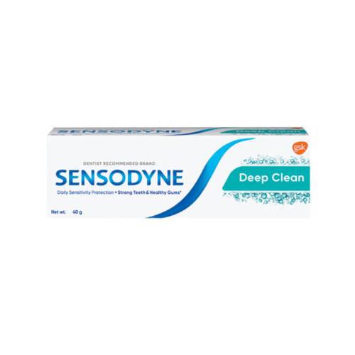 Sensodyne Deep Clean Toothpaste – Daily Sensitive Protection + Healthy Gums -40g