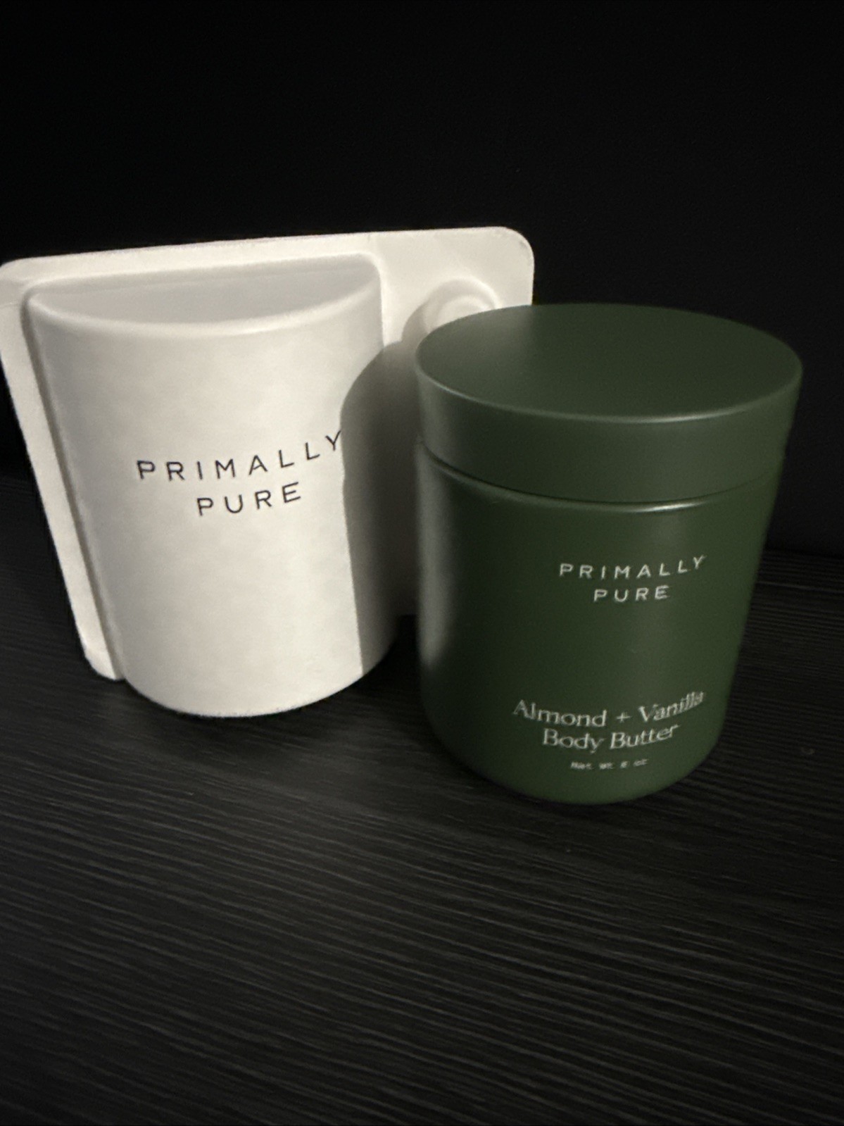 Primally Pure 8oz Body Butter Almond + Vanilla Moisturizing Nourishing Butter