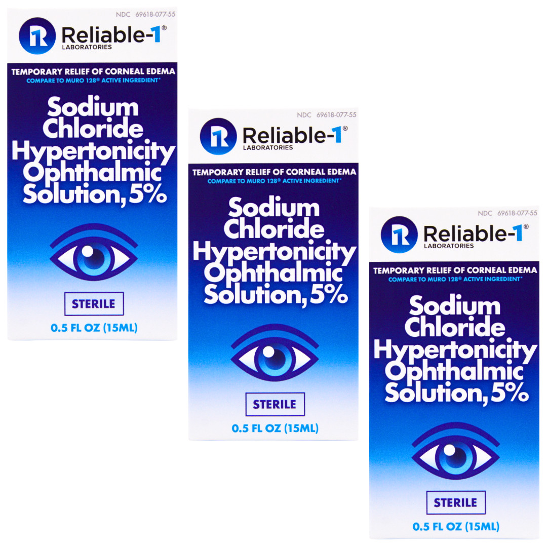 Reliable 1 Sodium Chloride 5% Solution – 3 Pack | Muro 128 / Rugby Alt (6-2027)