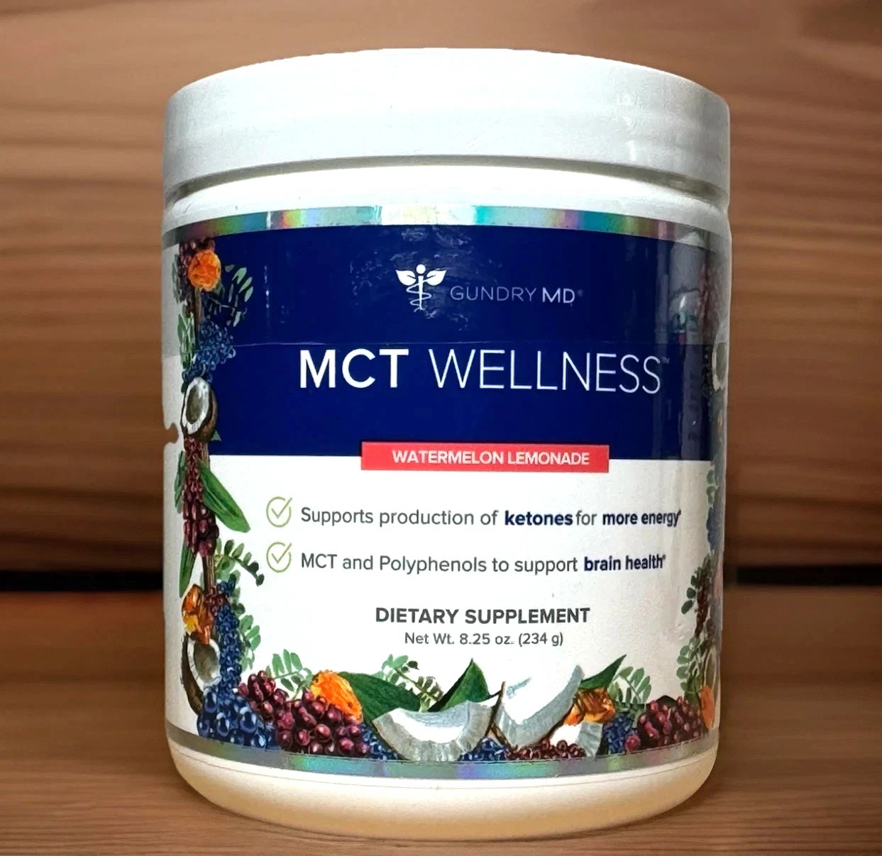 Gundry MD MCT Wellness – Watermelon Lemonade 8.25 oz – Dietary Supplement’