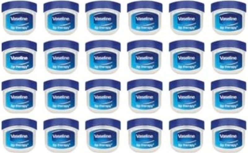 (24PK) Vaseline Original 100% PETROLEUM Triple Pure Skin Jelly, .25 OZ/5.5Gr NEW