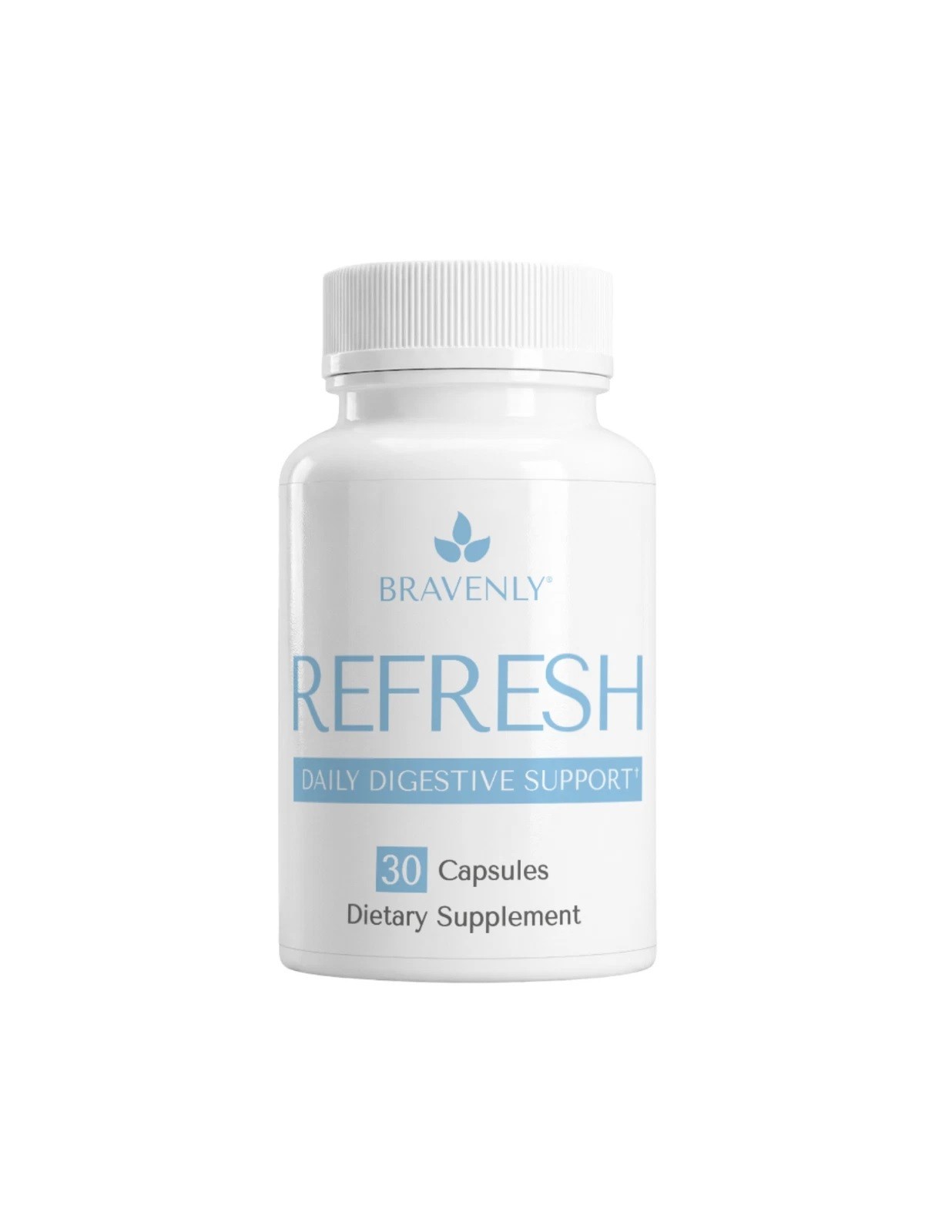 Bravenly Refresh & Renew Combo Digestive Enzymes + Probiotic 30 Capsules – New🌿