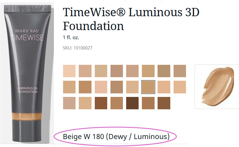 TimeWise Luminous 3D Liquid Foundation- Med. to Full Coverage – 23 Color Choices