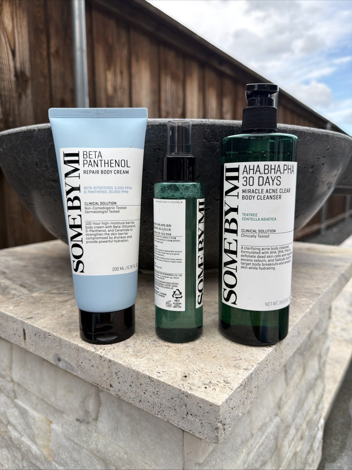 SOME BY MI AHA BHA PHA 30 Days Miracle Toner 150ML and Cream 60ML Bundle