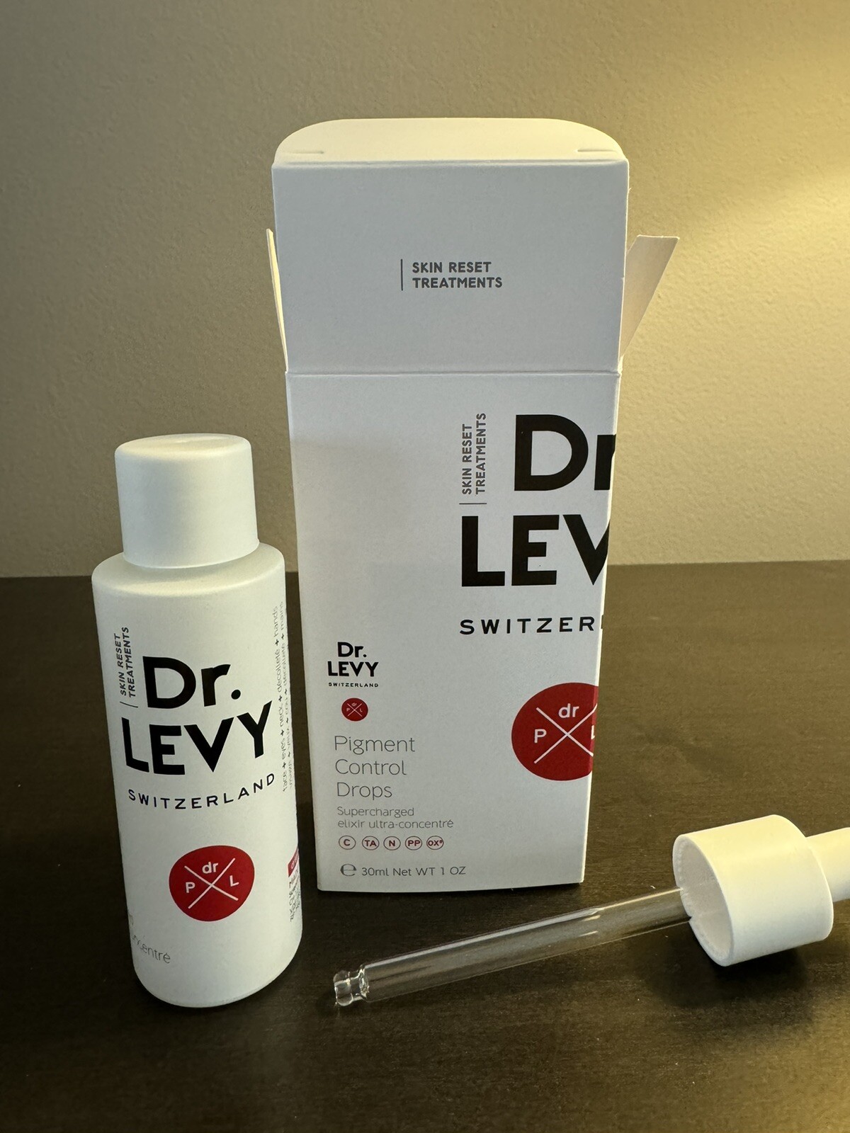 Dr. Levy Switzerland Pigment Control Drops 30 ml 1 oz Full Size NIB