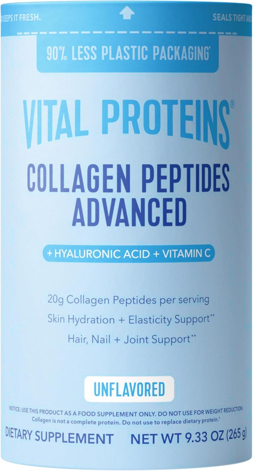 Vital Proteins Collagen Peptides Powder Advanced with Hyaluronic Acid & Vitamin