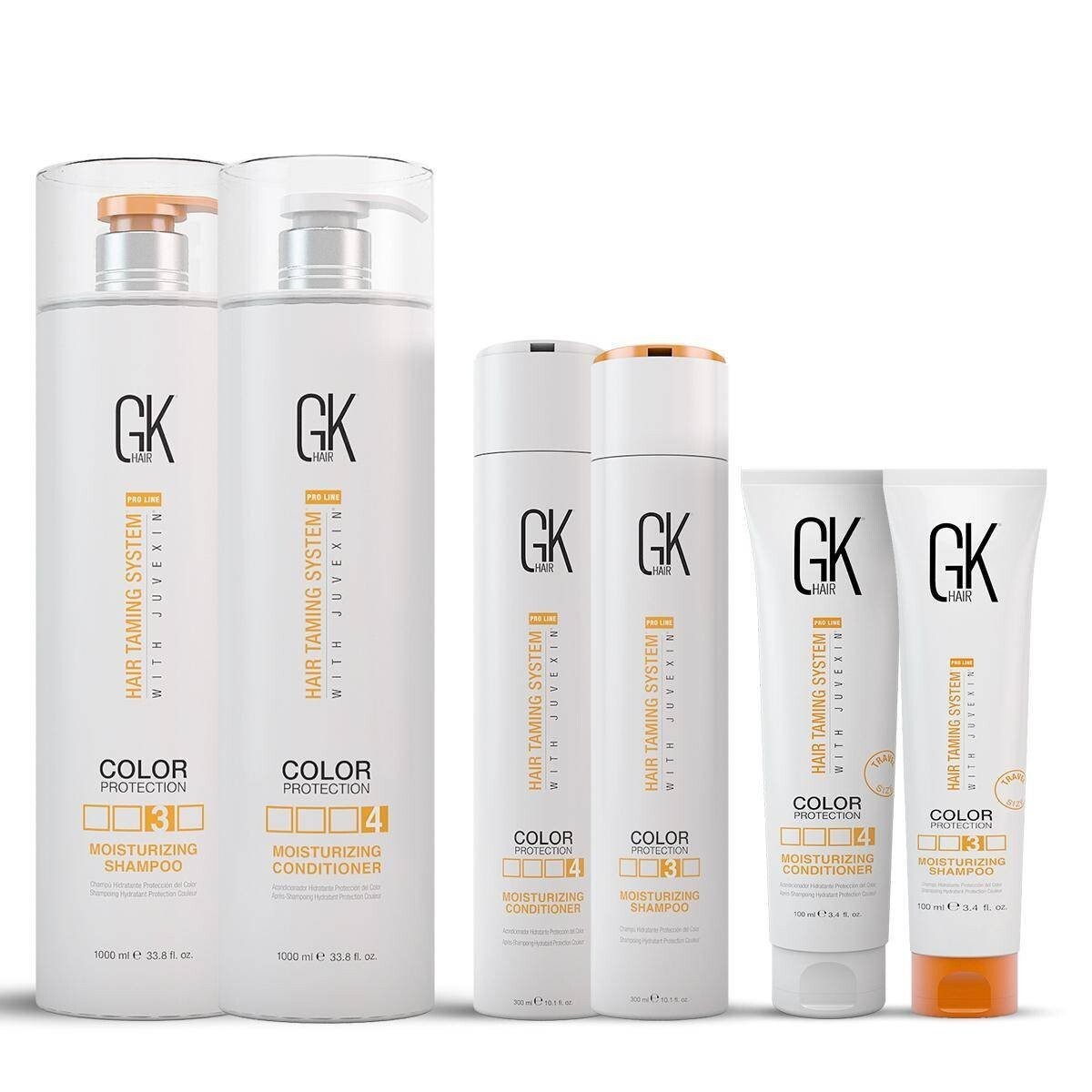 GK HAIR Women Men Moisturizing Shampoo and Conditioner Dry Damage Sulfate Free