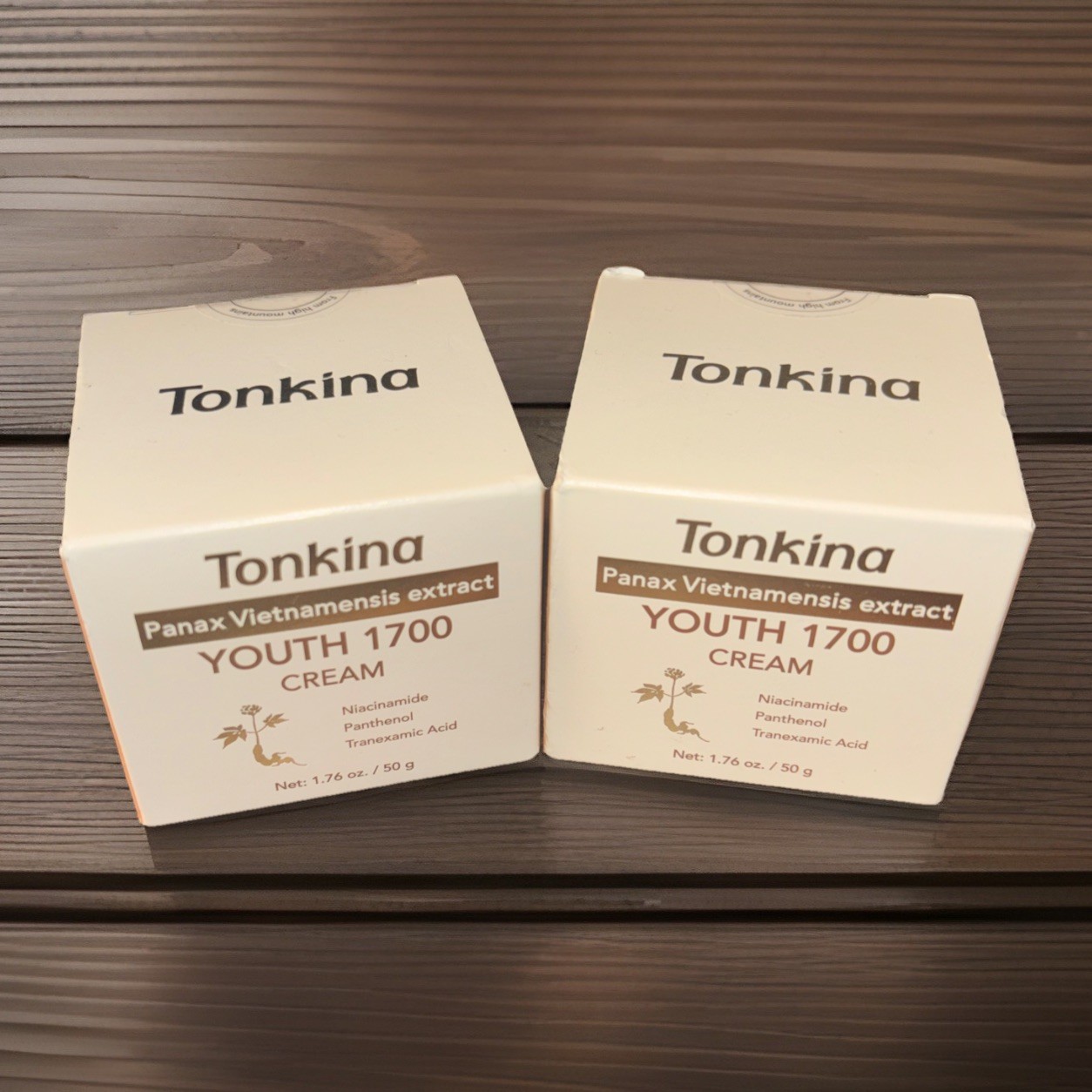 Tonkina Panax Vietnamensis Extract Youth 1700 Cream for Face 1.76 oz, 2/pcs