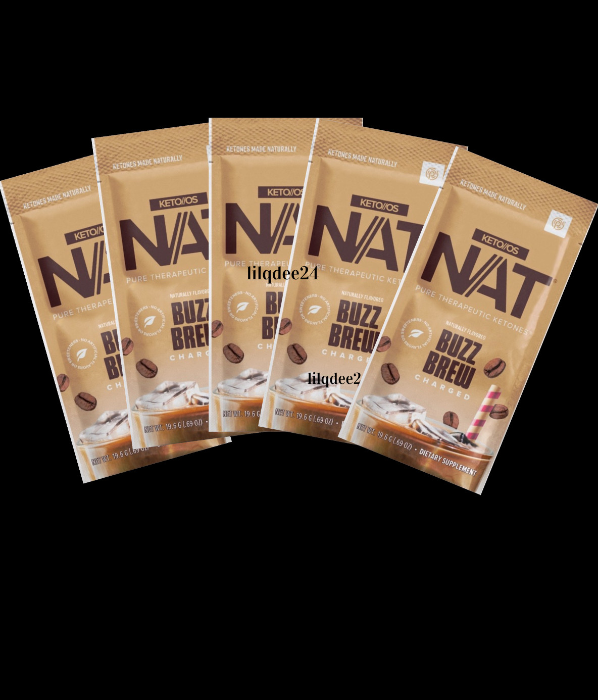 Pruvit Keto OS NAT Buzz Brew Coffee Ketones Charged 5 Pack! 2027☕