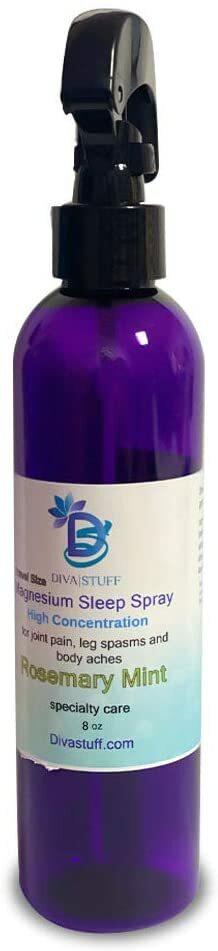 Magnesium Sleep Spray for Hair, Joint Pain, Leg Spasms, and Body Aches (Rosemary