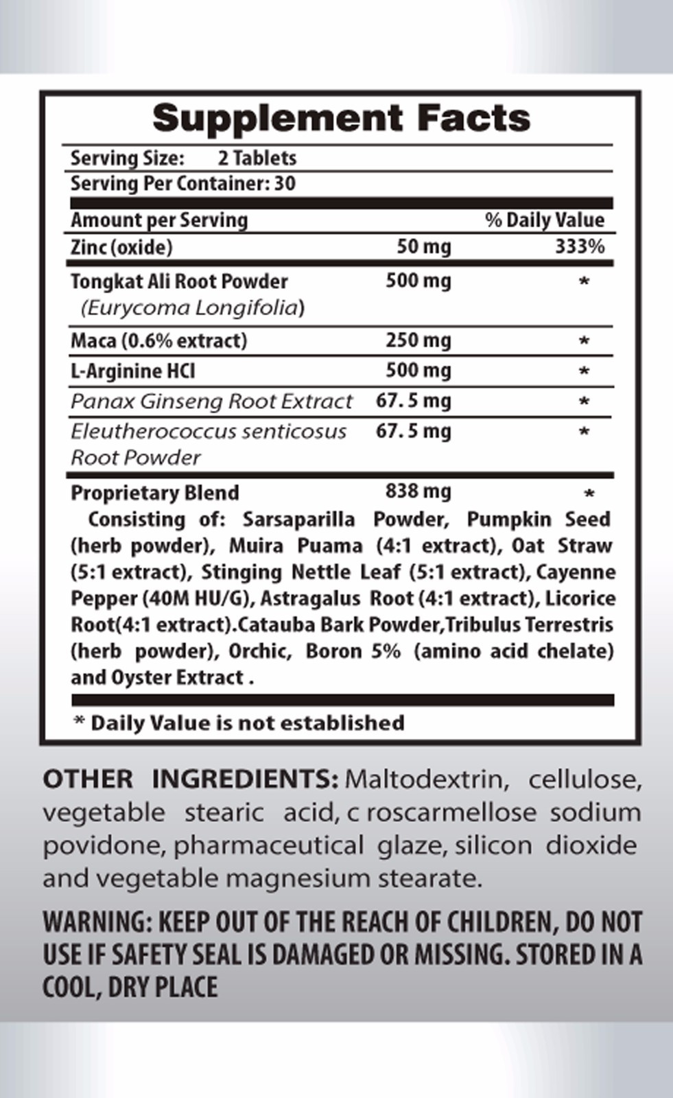 Tongjkat ali Indonesia EURYCOMA LONGIFOLIA Longjack Maintaining blood sugar 2B