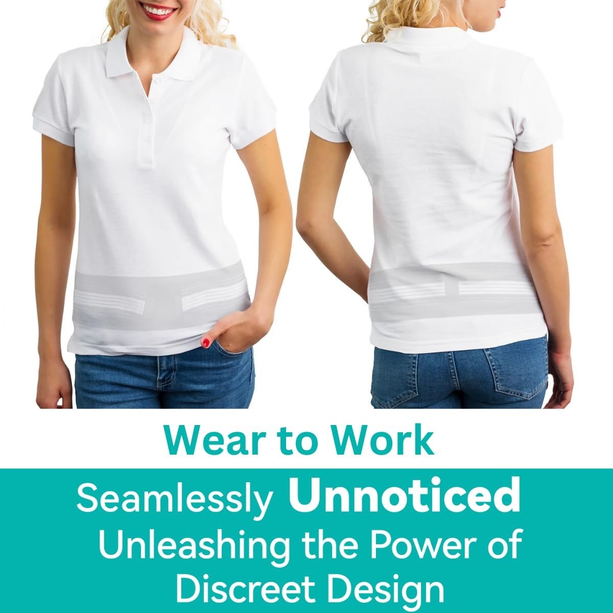Lightweight Adjustable Back Brace for Lower Back Pain Relief – Breathable Lumbar