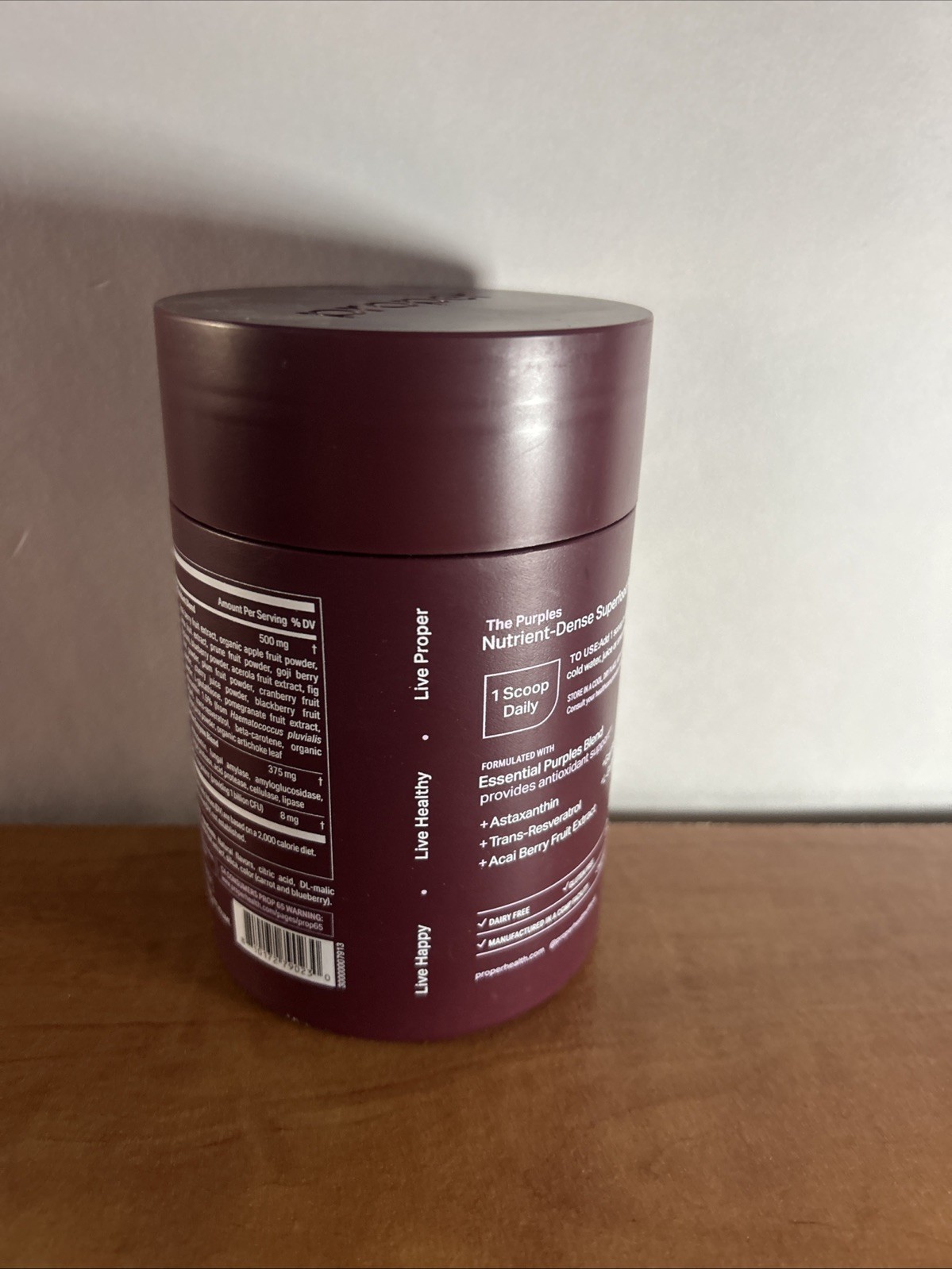 PROPER Enhanced Antioxidant Support Nutrient Dense Superfood Açaí Berry