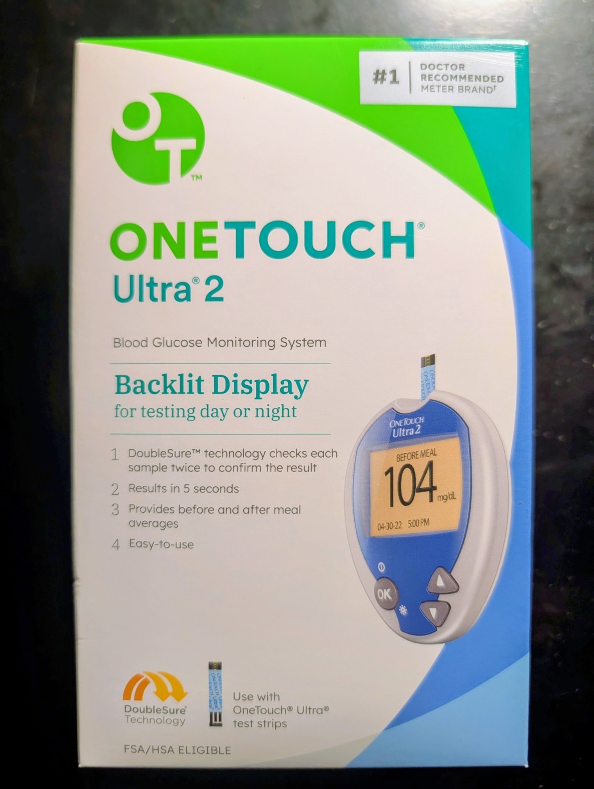 New OneTouch Ultra 2 Blood Glucose Meter Kit – Exp 2030