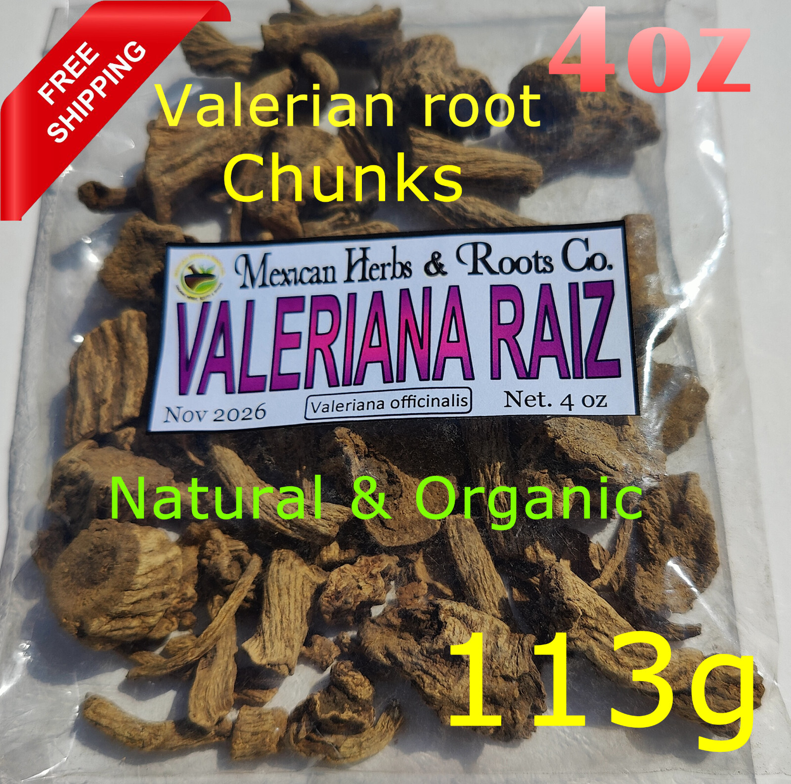 4oz Valeriana Raiz de valeriana hierba/ te, valeriana officinalis raiz insomnio