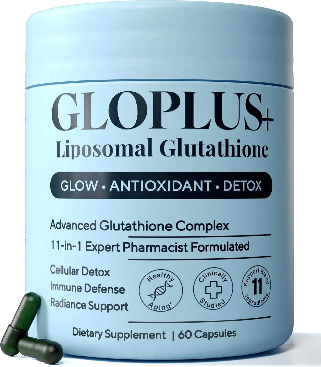 11-in-1 Liposomal Glutathione Supplement 1150mg – High Absorption Complex