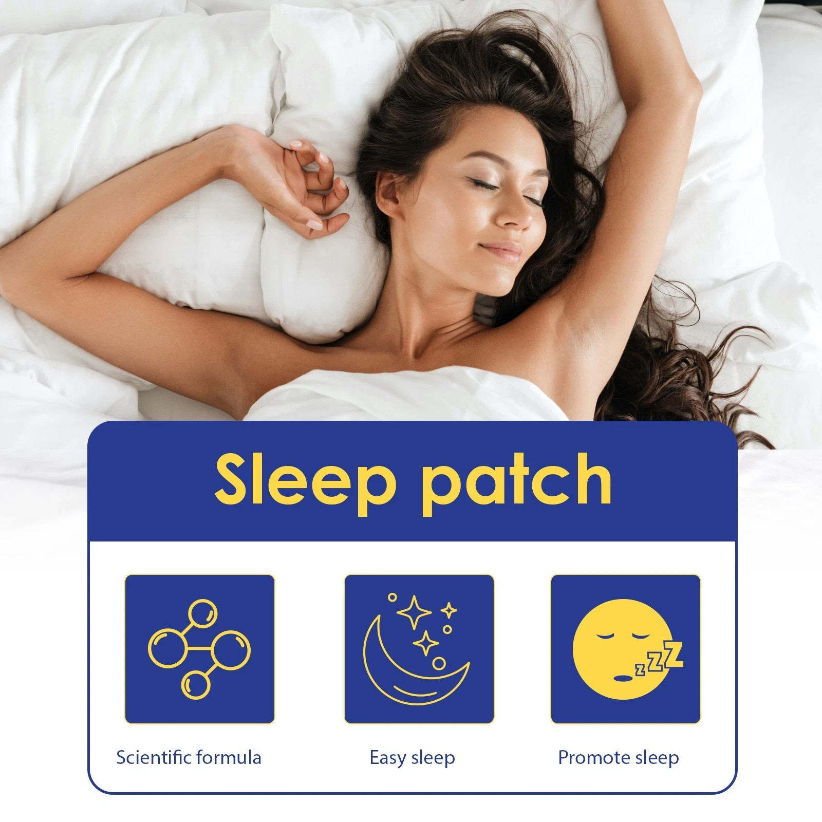 Sleep Aid Patch for Sleep Better, All Natural Herbal, Lavender Aromatherapy