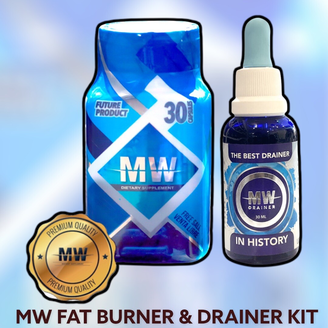 MW SUPPLEMENT & DRAINER KIT DETOX GERMAN FORMULA /ADELGAZANTE ELIMINA GRASA