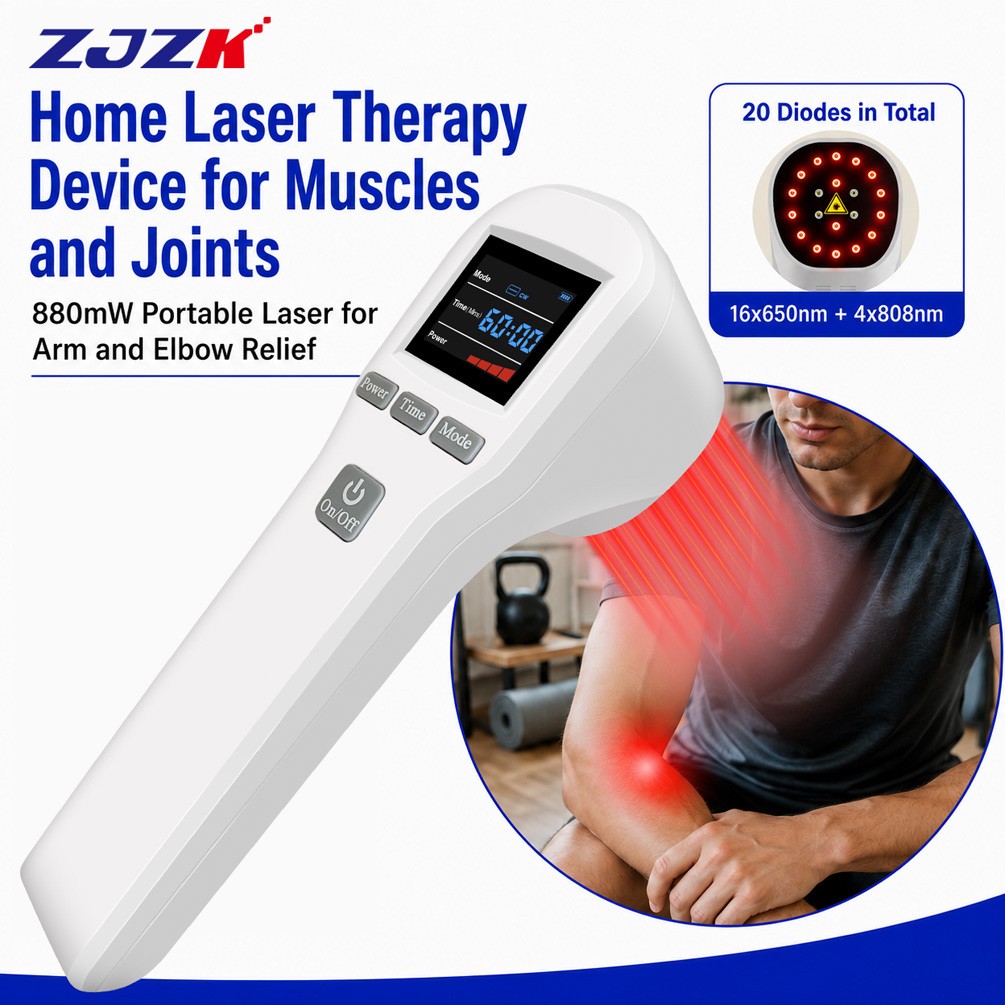 880mW Portable Laser Therapy Device for Sports Injury Muscle Aches Pain Relief