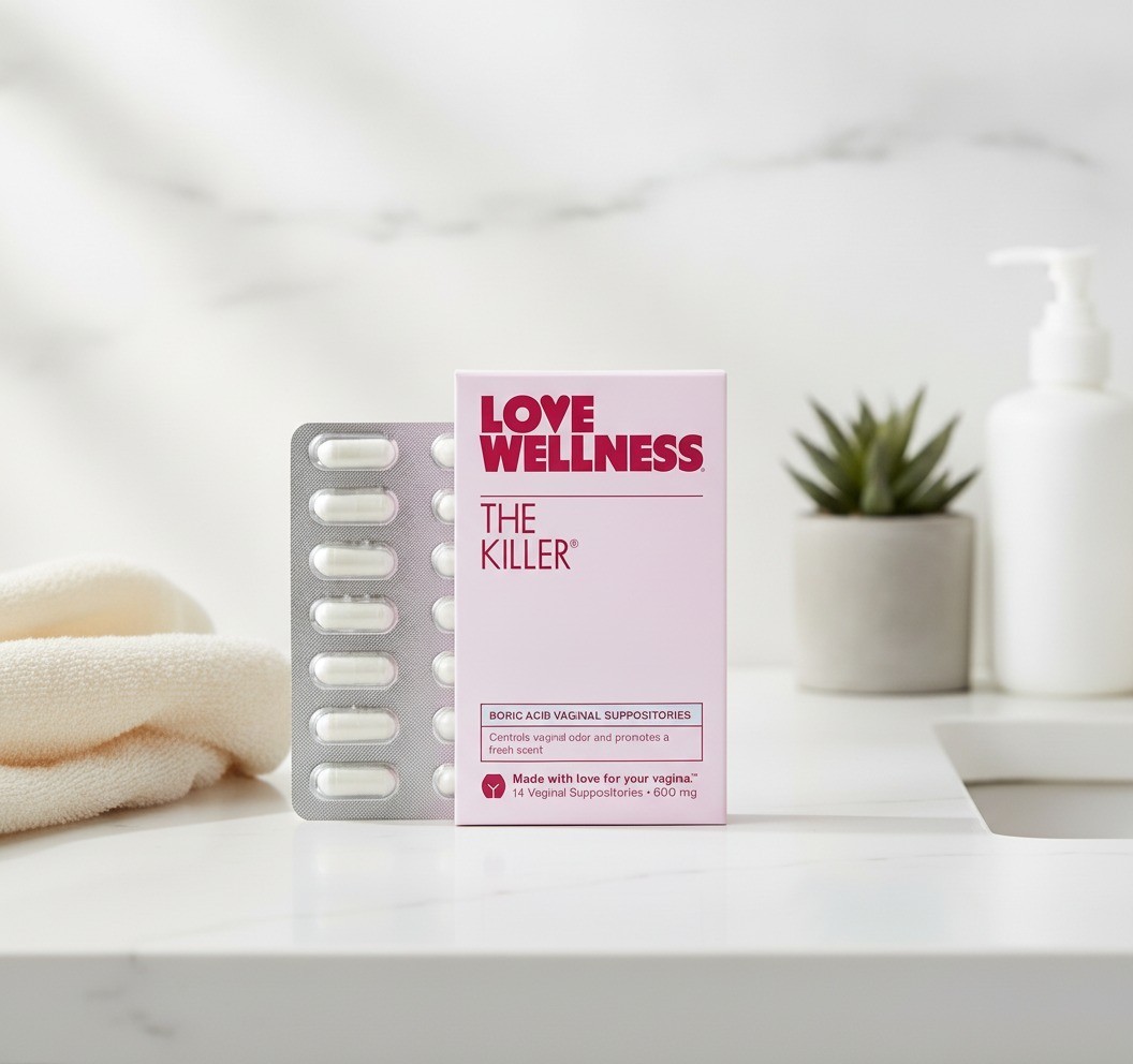 Boric Acid Vaginal Suppositories, 14 Ct, Fragrance-Free, pH Balance