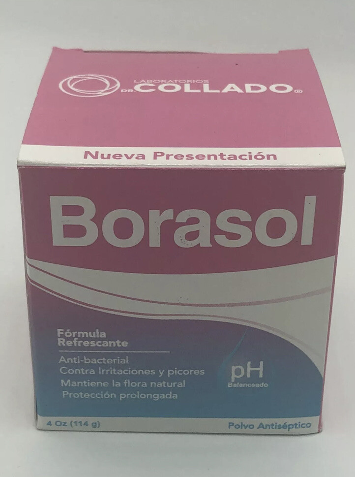 BORASOL Antiseptic Powder -Polvo Antiseptico 4oz