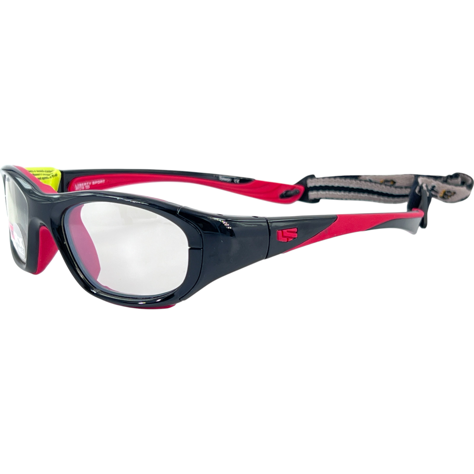 Liberty Sport Rec Specs RS 40 Protective Eyeglass Frame 221 Black Red 49-16
