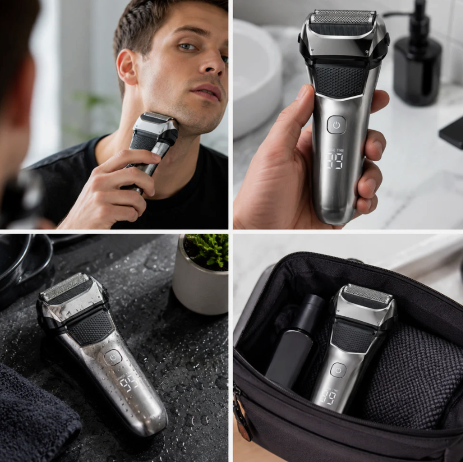 Electric Razor for Men,Shavers for Men Electric Razor Wet Dry