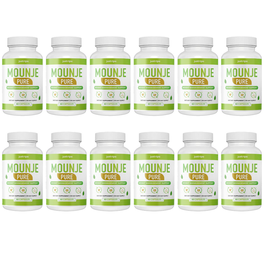 Mounje Pure Weight Loss Capsules, MounjePure Metabolism Booster – 12 Bottles