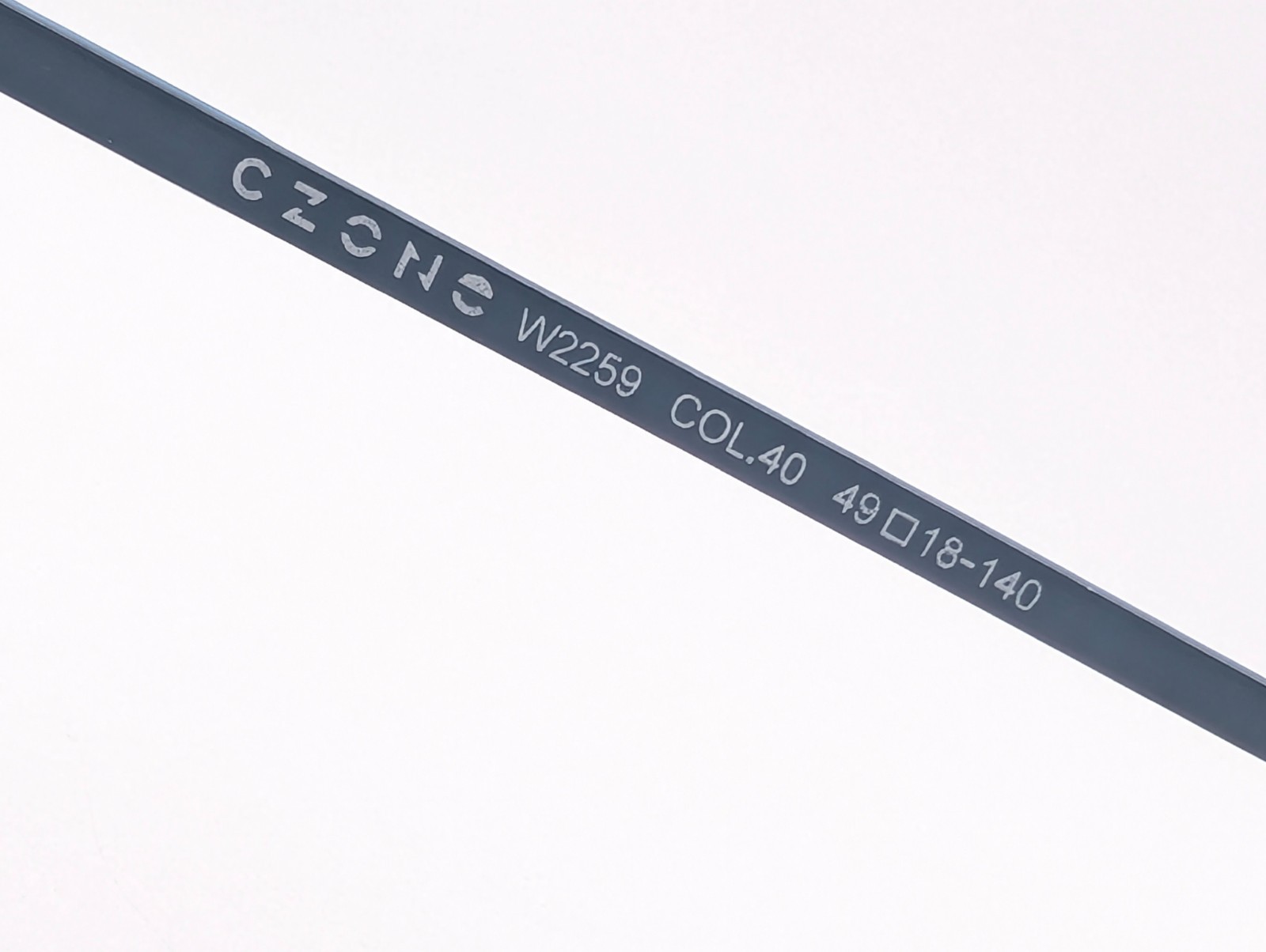 Czone Eyeglasses, Frames Only, W2259 Col.40 Blue, 49-18-140, Metal, Netherlands