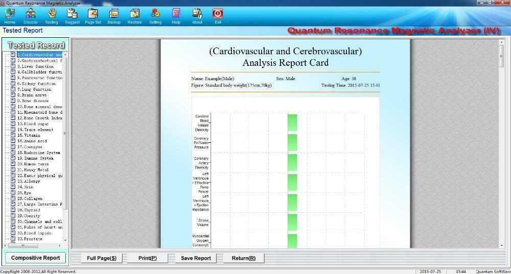 4TH Gen 2024 Quantum Resonance Magnetic Body Analyzer® 48 Report English Spanish