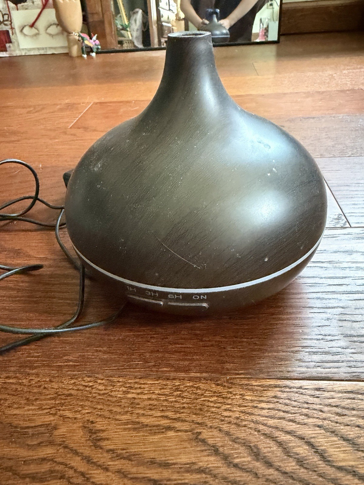 Brown Electric Aromatherapy Diffuser, Plastic, Adults, 1 Pack