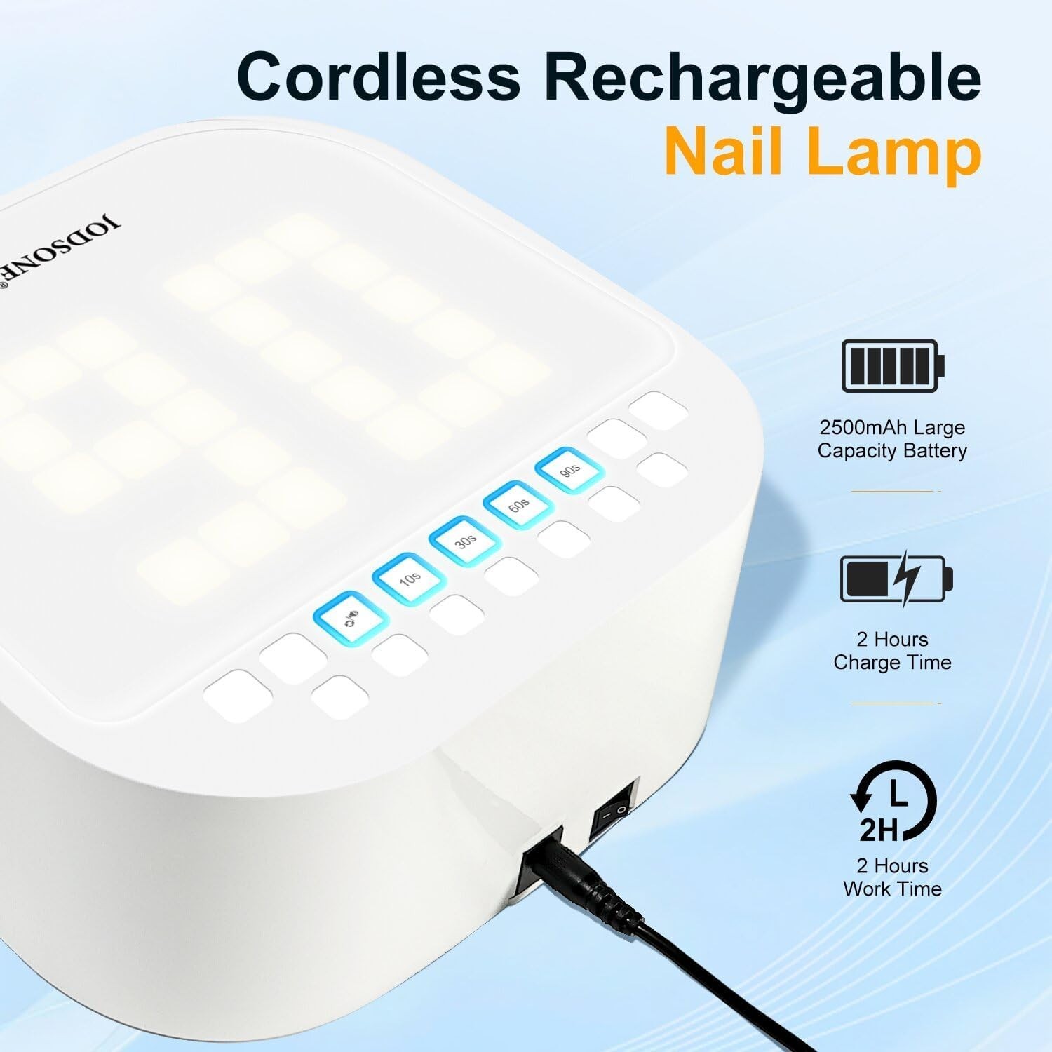 Reversible Timer Nail Lamp with Intelligent Sensing
