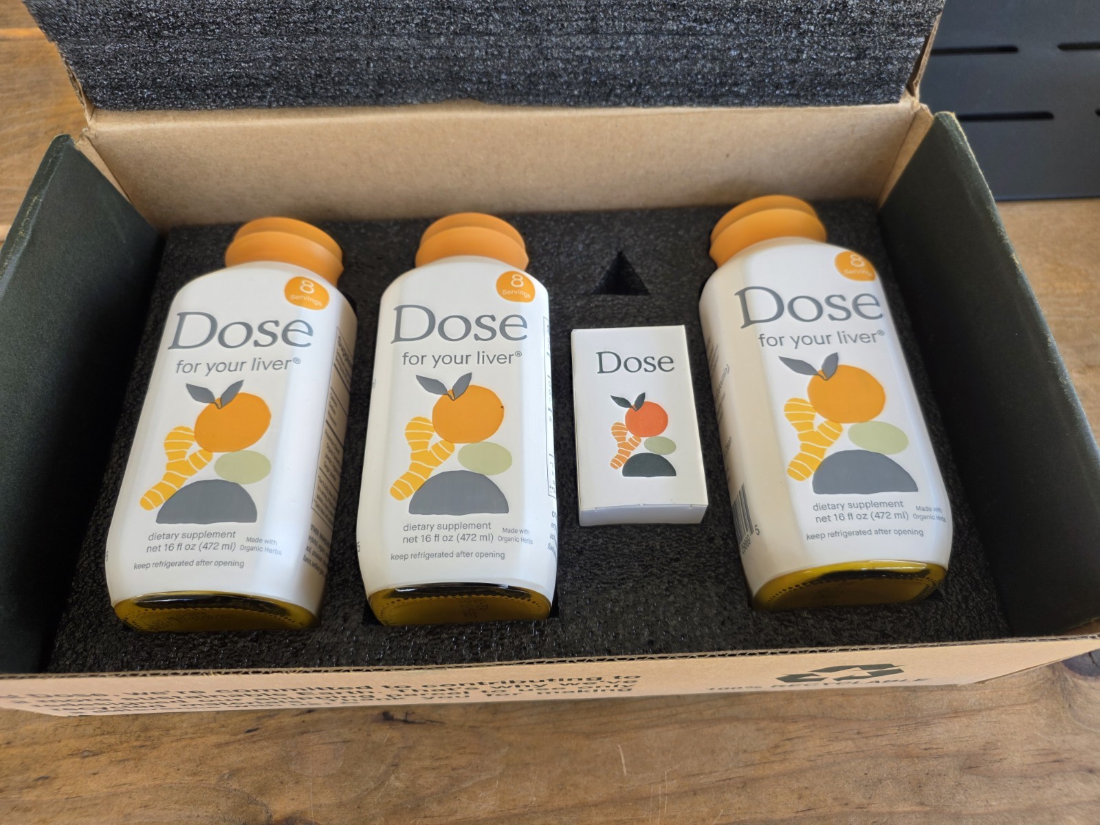 DOSE – Daily – For Your Liver – Optimal Liver Function/Cleanse – 16oz – 3Pack