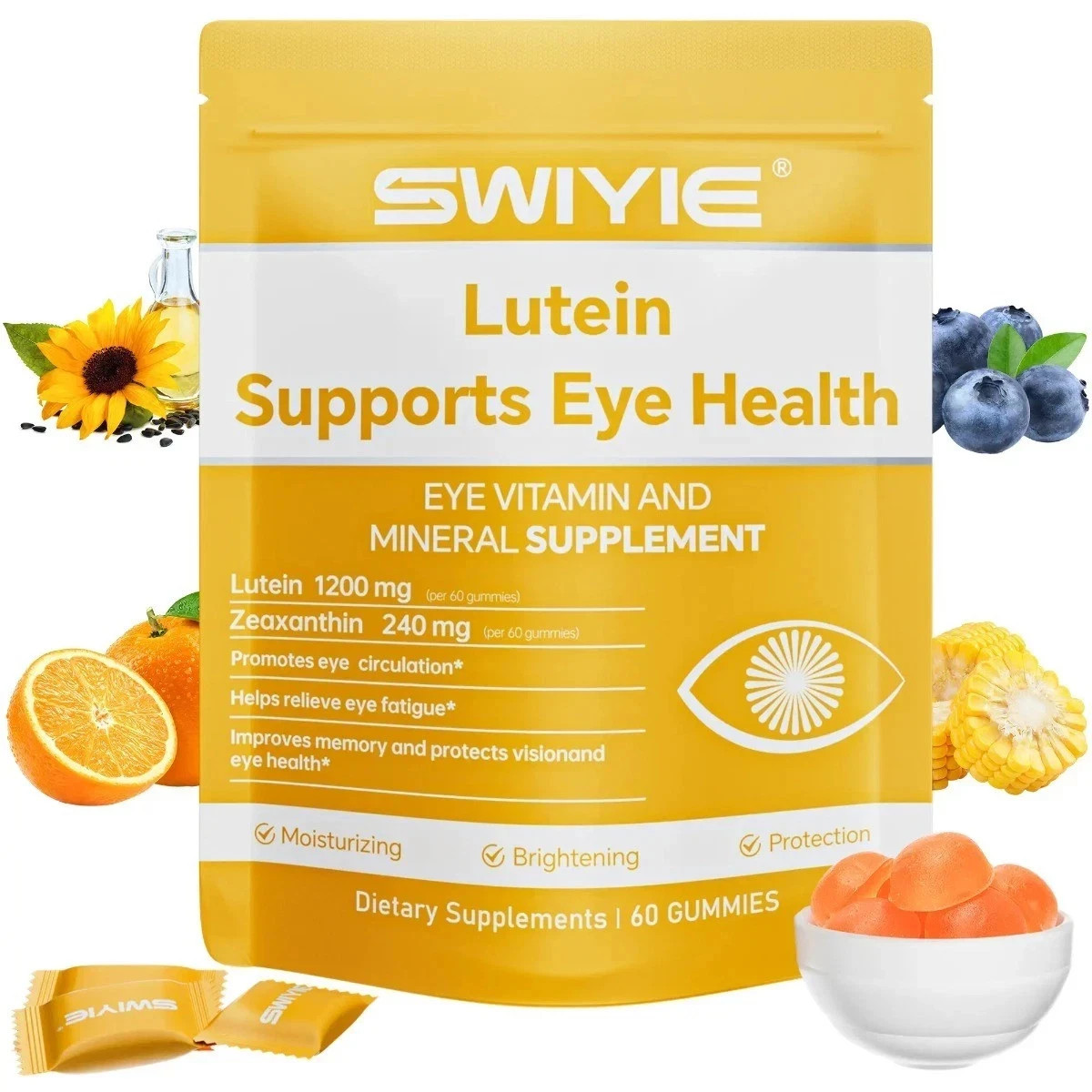 Daily Lutein Gummies | Natural Vision Protection Supplement