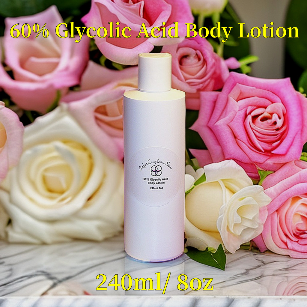 10-20-30-40-50-60-70% Glycolic Acid Body Lotion 8oz Anti-aging/whitening