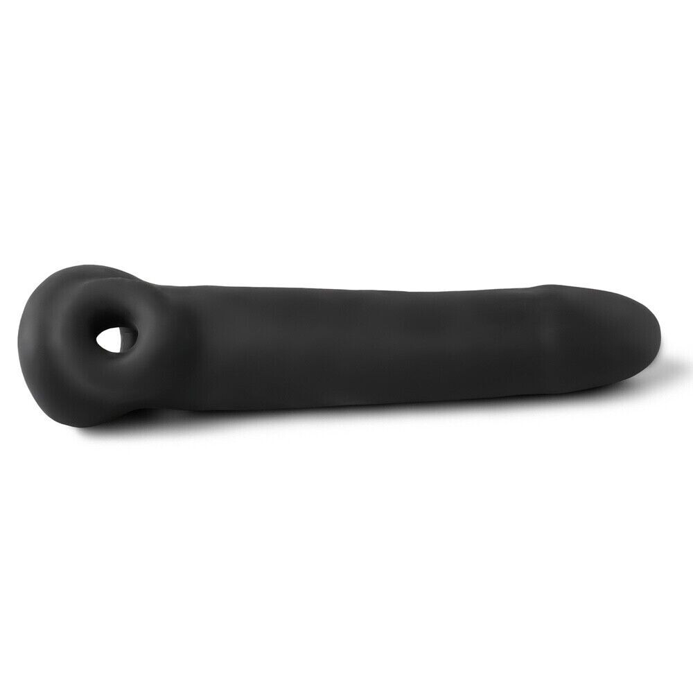 6.7″ Silicone Condom Reusable Realistic Penis Extender Sleeve Enlarger Bigger