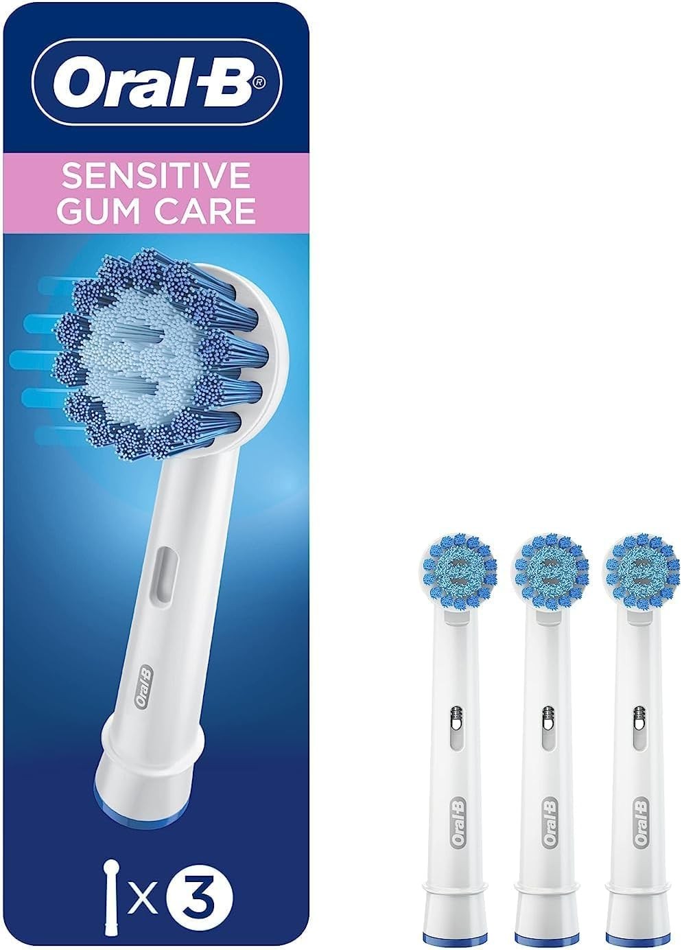 Oral-B Sensitive Gum Care Electric Toothbrush Replacement Brush Heads Refill,