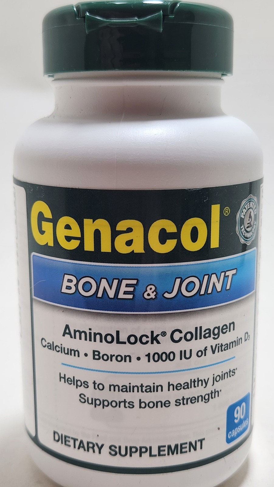 Genacol Bone & Joint AminoLock Collagen Vitamin D3 90 Capsules