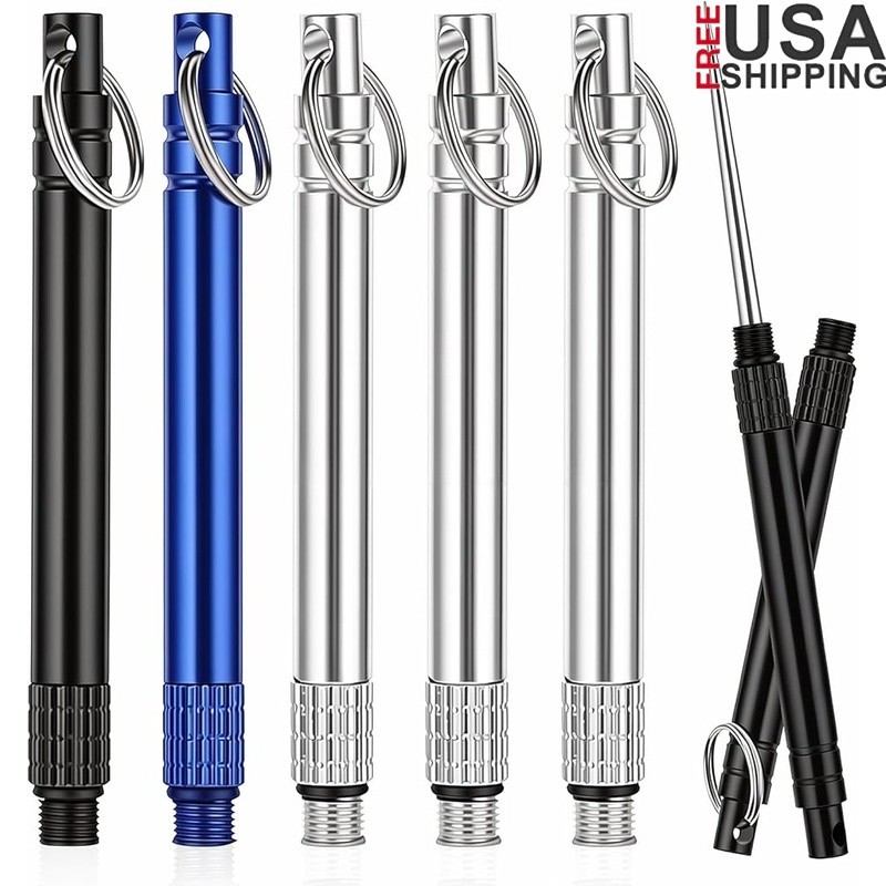 Stainless Steel Reusable Toothpicks Travel Holder Durable Dental Picks Set New