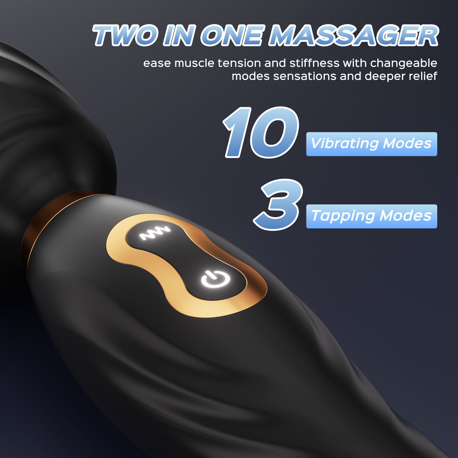 Handheld Massager Strong Vibrating Wand Full Body Therapy Motor Long Lasting