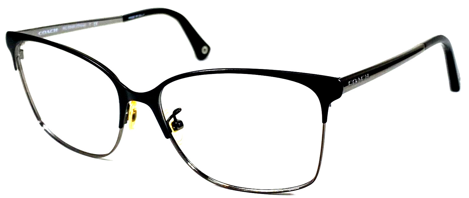 COACH NEW YORK “OLIVIA” HC5048 9164 Black Matte/Silver Eyeglasses Frame 54-15-13