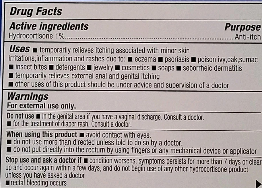 6 X Thera Plus Maximum Strength Hydrocortisone Cream Anti-Itch Cream 1.5 oz Each