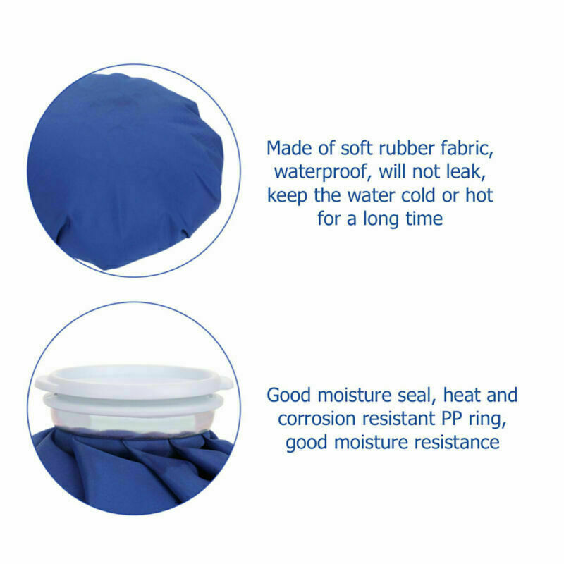 3 Pack [11″ 9″ 6″] Reusable Ice Bags for Injuries with a Adjustable Wrap Hot