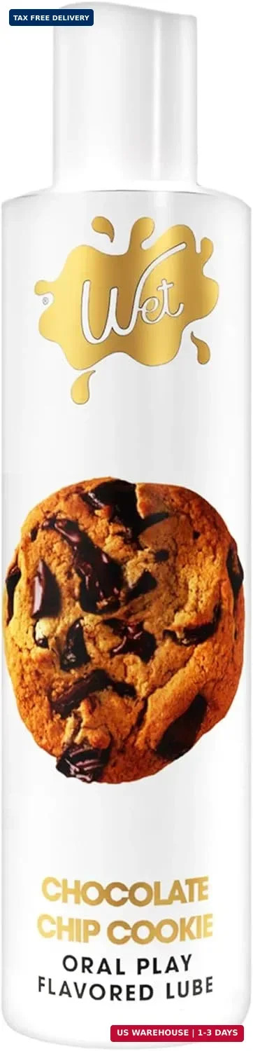 Chocolate Chip Cookie Edible Lube Premium Long Lasting Condom Safe Sugar Free 3o